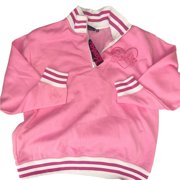 Barbie Pink Sweatshirt & Joggers Set,All Products : American Fashion Style Bags On Sale